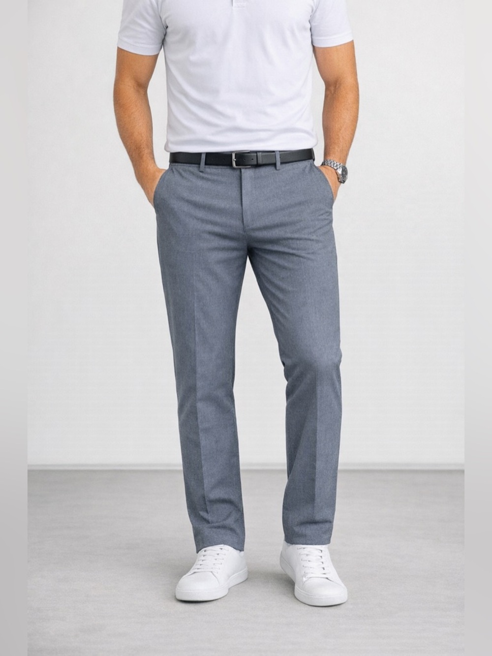 Men’s Travis Mathew Gray Dress Pants 38x30 Professionally Hemmed 26”
